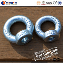 Zinc Plated Forged Carbon Steel DIN582 Ring Nut, Eye Nut